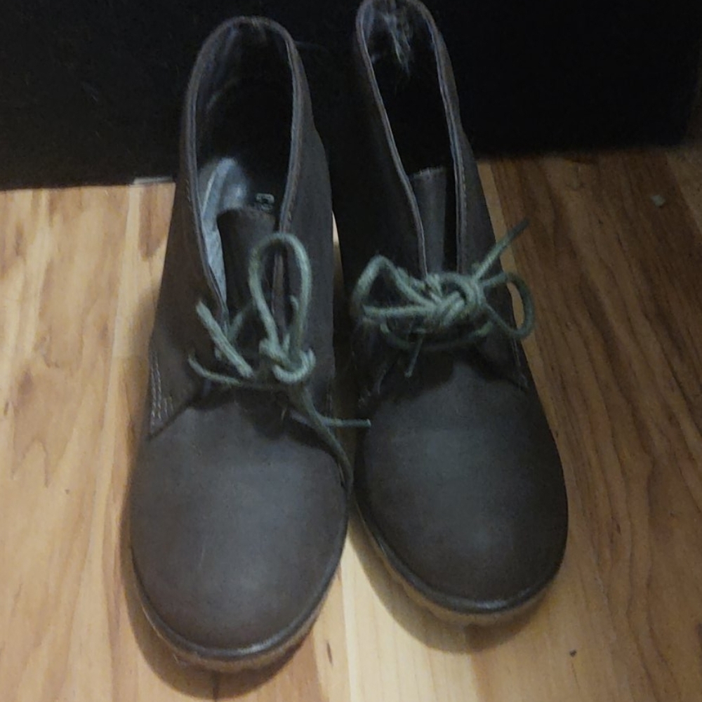 Wedge booties